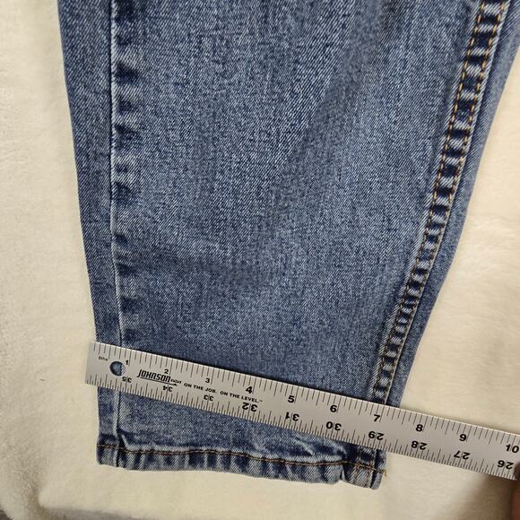 Levi's 505 Jeans Mens Denim Pants 34x36 Jeans Medium Wash 0815 - Picture 7 of 10